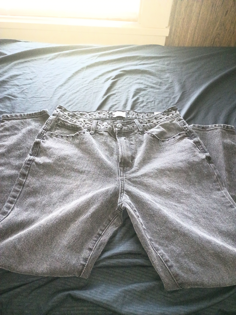 Classic Women's Gray Denim Jeans
